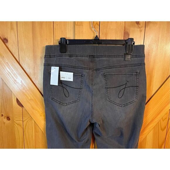 Jag Jeans Marla Legging Pull On Skinny Jeans Size Large Womens Cinder Grey nwt ( - Picture 6 of 8